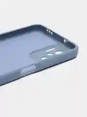 Синий меланж чехол силиконовый Xiaomi Redmi Note 9, 9S, 9T, 9 Pro, 10, 10S, 10 Pro, 11, 11S, 11T, 11Pro