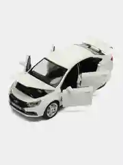 Машинка металлическая , инерционная LADA VESTA, масштаб 1:24, свет, звук 24,5 см