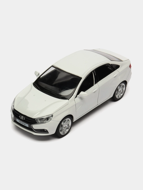 Машинка металлическая , инерционная LADA VESTA, масштаб 1:24, свет, звук 24,5 см