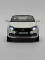 Машинка металлическая , инерционная LADA VESTA, масштаб 1:24, свет, звук 24,5 см
