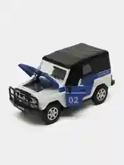 Игрушка-внедорожник УАЗ-469 "Полиция", 1:24, 17.2 см