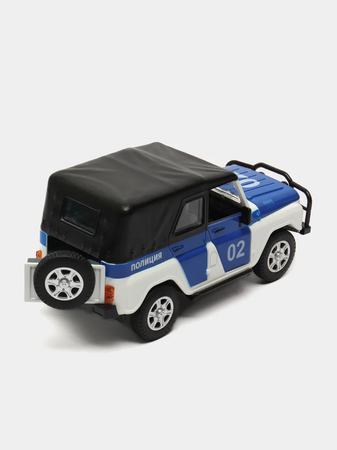 Игрушка-внедорожник УАЗ-469 "Полиция", 1:24, 17.2 см