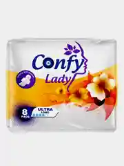 Гигиенические женские прокладки Confy Lady ULTRA LONG, 8 штук