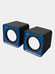Синий колонки компьютерные CBR CMS 90 2.0, 6 Вт, USB
