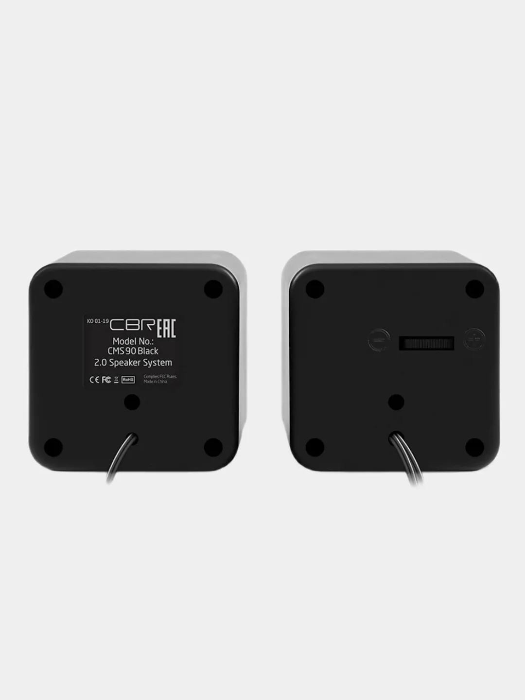 Желтый колонки компьютерные CBR CMS 90 2.0, 6 Вт, USB