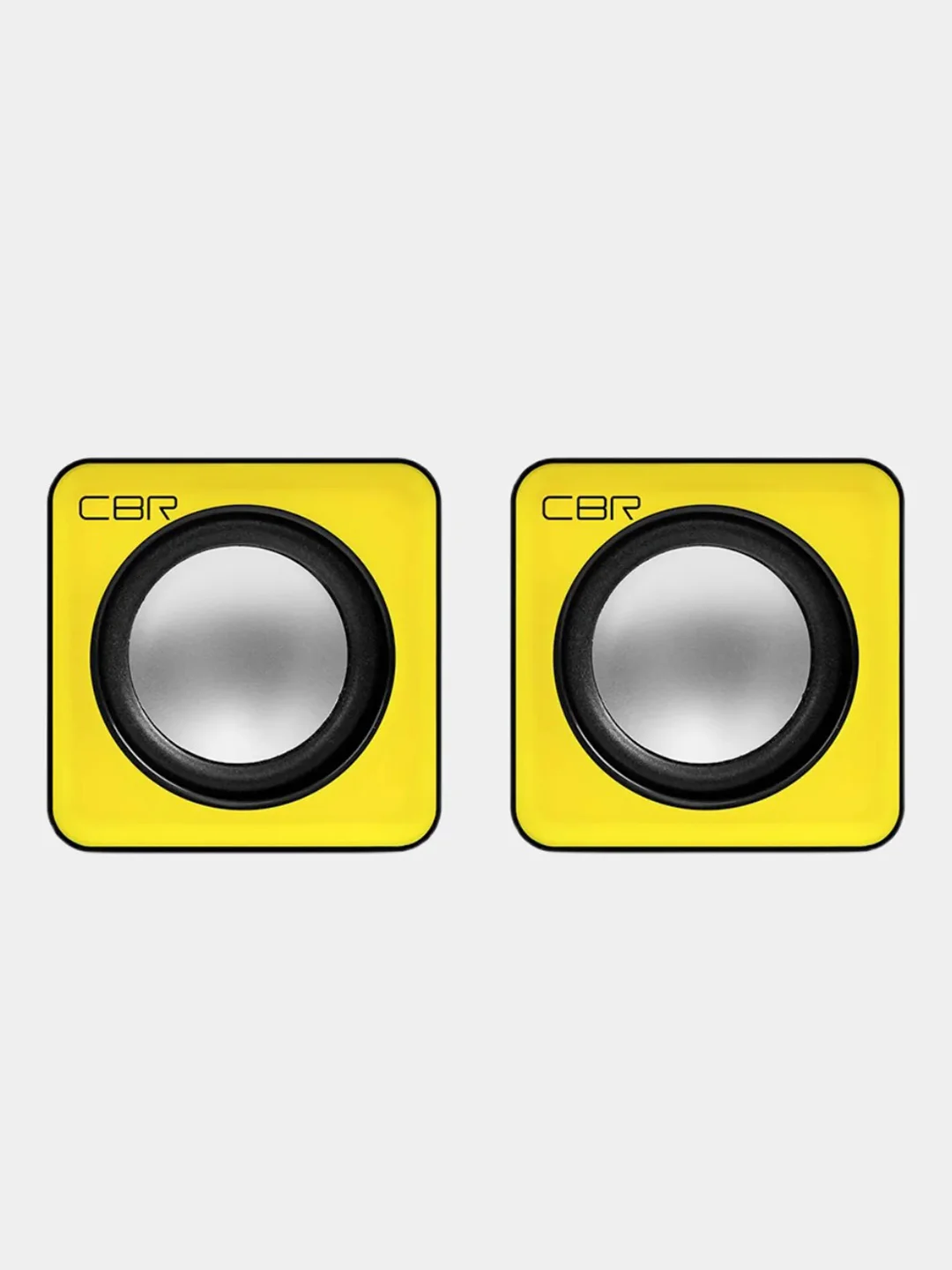 Желтый колонки компьютерные CBR CMS 90 2.0, 6 Вт, USB
