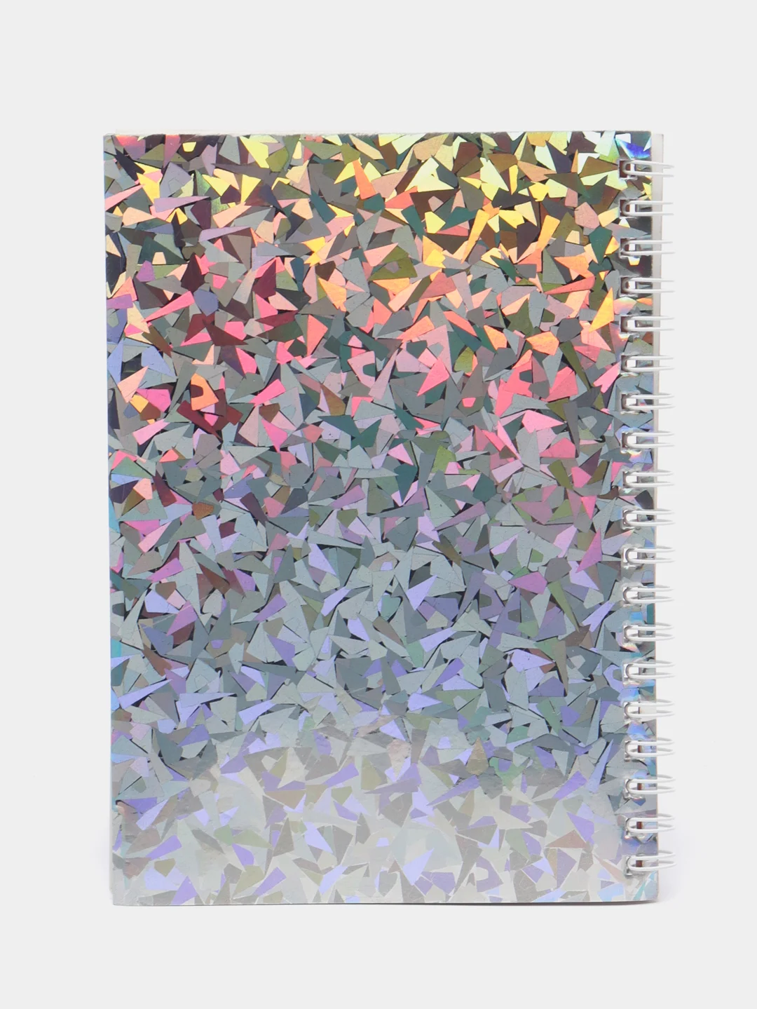 Серебряный блокнот на спирали, с ручкой, 38 листов, 200791727