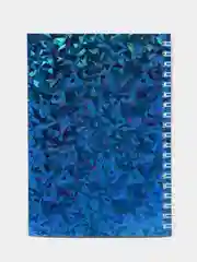 Синий блокнот на спирали, с ручкой, 38 листов, 200791727