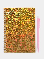 Блокнот на спирали, с ручкой, 38 листов, 200791727