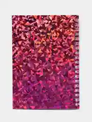 Розовый блокнот на спирали, с ручкой, 38 листов, 200791727