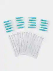 Голубой иглы для татуировки, с дюзами, набор 20/20