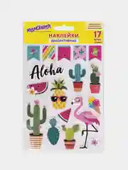 Наклейки из eva "Гавайи", 17 штук, 13 х 21 см, Юнландия
