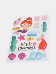 Наклейки из eva "Русалки", 15 штук, 13 х 21 см, Юнландия