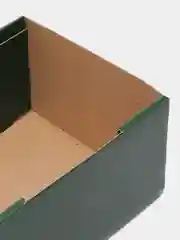 Зеленый большая подарочная коробка, складная, 31 х 25 х 16 см