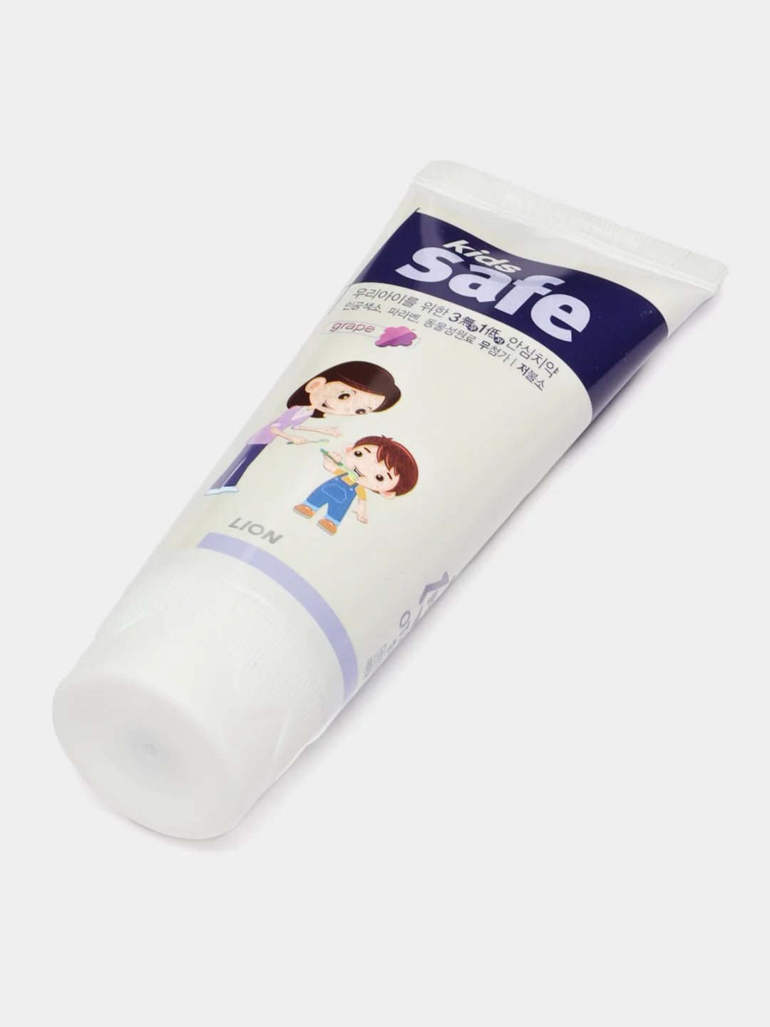Фиолетовый паста зубная детская со вкусами Kids safe, 90 г