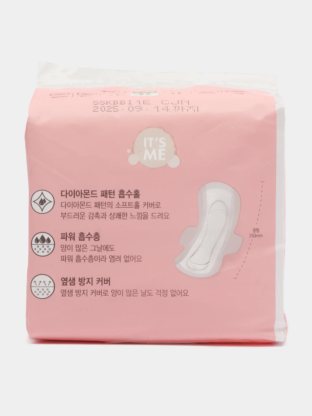 Прокладки женские гигиенические It's Me Pure & Fit, с крылышками, 3 капли, 12 штук