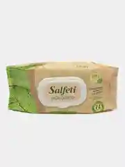 Влажные салфетки Salfeti "Biologico", с клапаном, 72 штуки