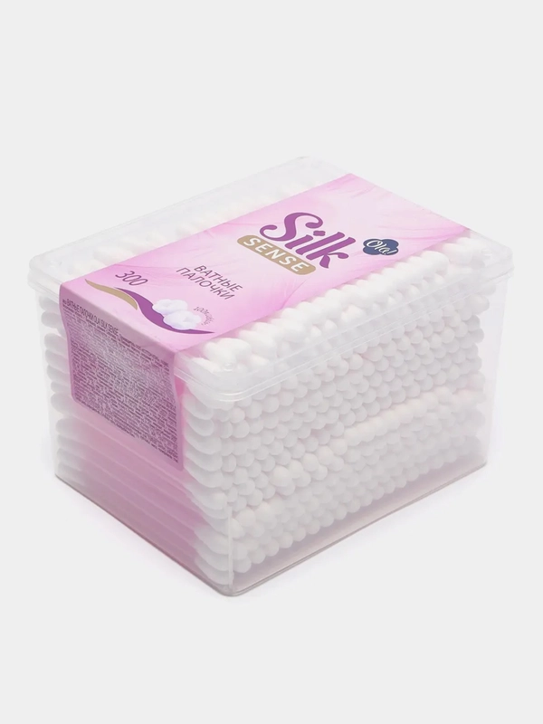 Ватные палочки в банке Ola! Silk Sense, 300 штук