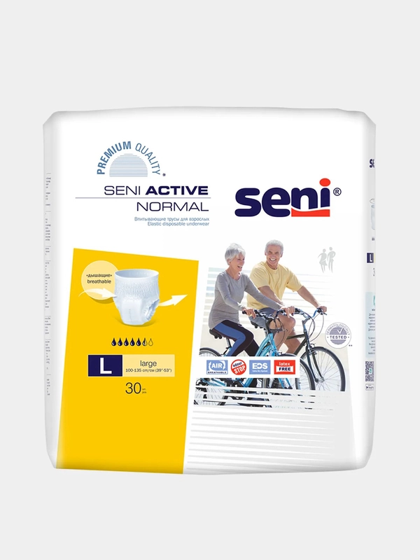 Впитывающие трусы Seni Active Normal "Large", 30 штук
