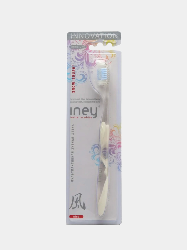Зубная щетка Iney Snow-Brush Wind, средняя жесткость