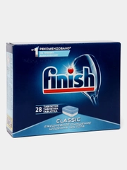 Средство для мытья посуды в посудомоечных машинах Finish "Classic", 28 таблеток
