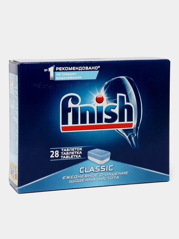 Средство для мытья посуды в посудомоечных машинах Finish "Classic", 28 таблеток