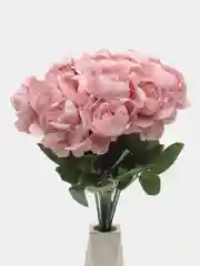 Пудровый искусственные цветы, пионы, букет, 18 голов