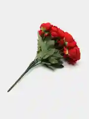 Бордовый искусственные цветы, пионы, букет, 18 голов