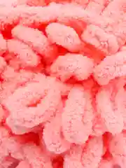Пастельно-коралловый пряжа Alize Puffy, петельки большие, микрополиэстер, 100 г, 9 м