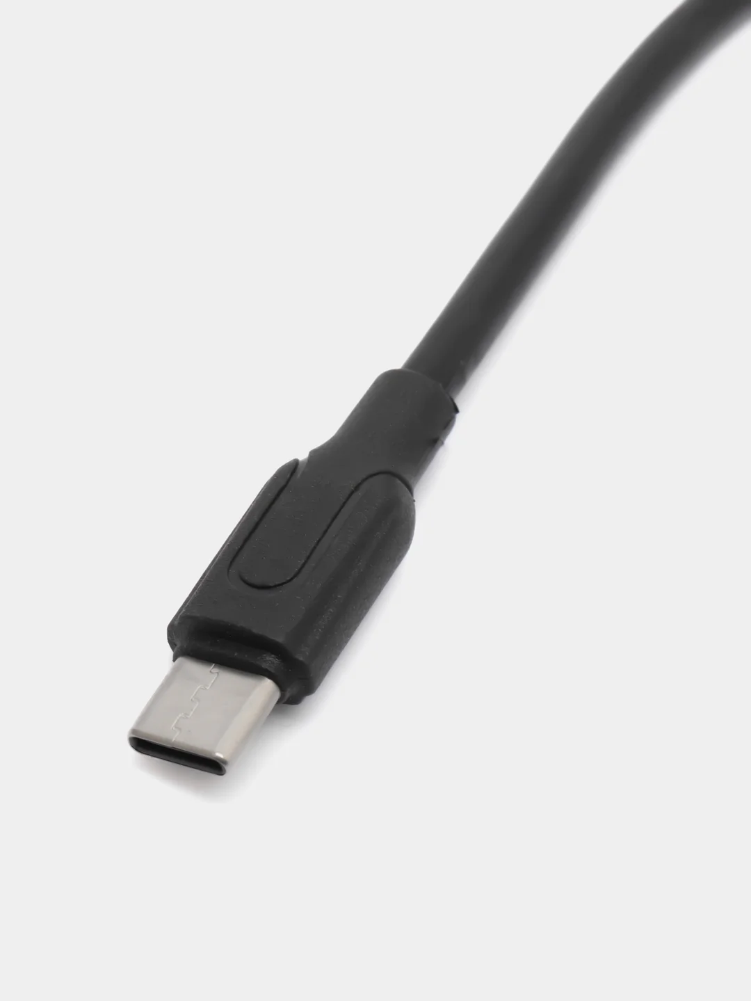Черный кабель type c - usb для зарядки устройств и передачи данных