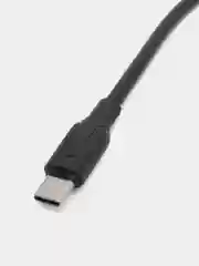 Черный кабель type c - usb для зарядки устройств и передачи данных