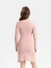 Розовый повседневное платье, женское