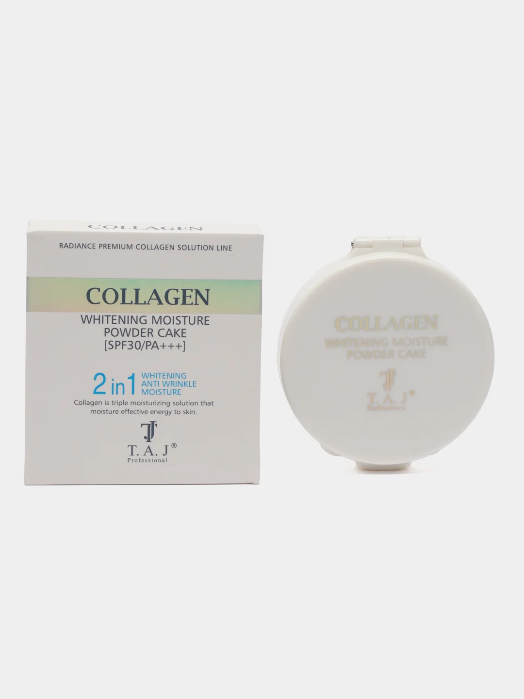 Молочный пудра для лица с коллагеном Collagen 2 в 1, SPF-30, 6 тонов