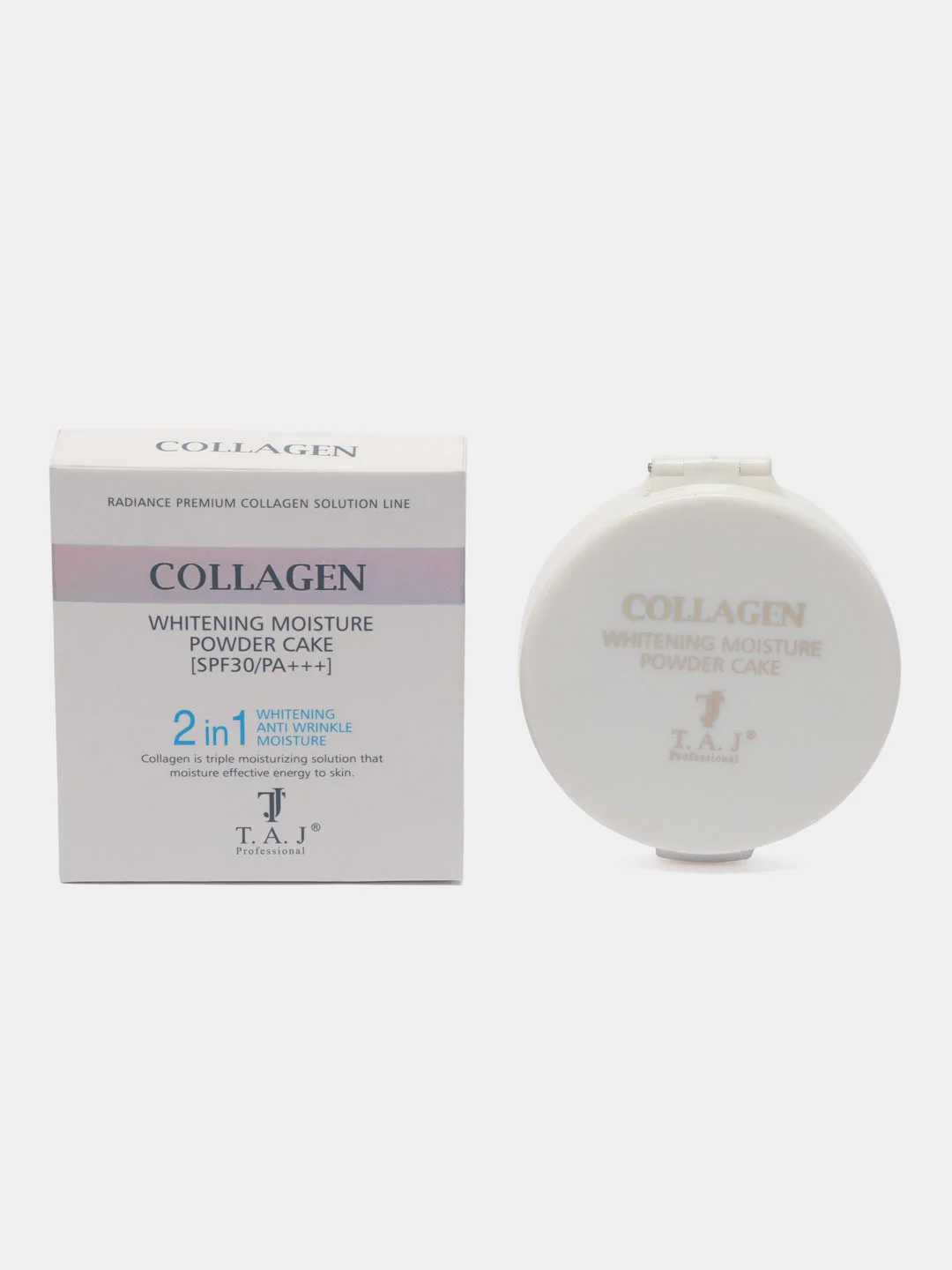 Бронзовый пудра для лица с коллагеном Collagen 2 в 1, SPF-30, 6 тонов