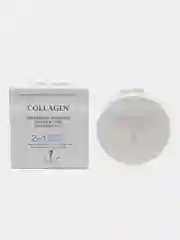 Бежевый меланж пудра для лица с коллагеном Collagen 2 в 1, SPF-30, 6 тонов