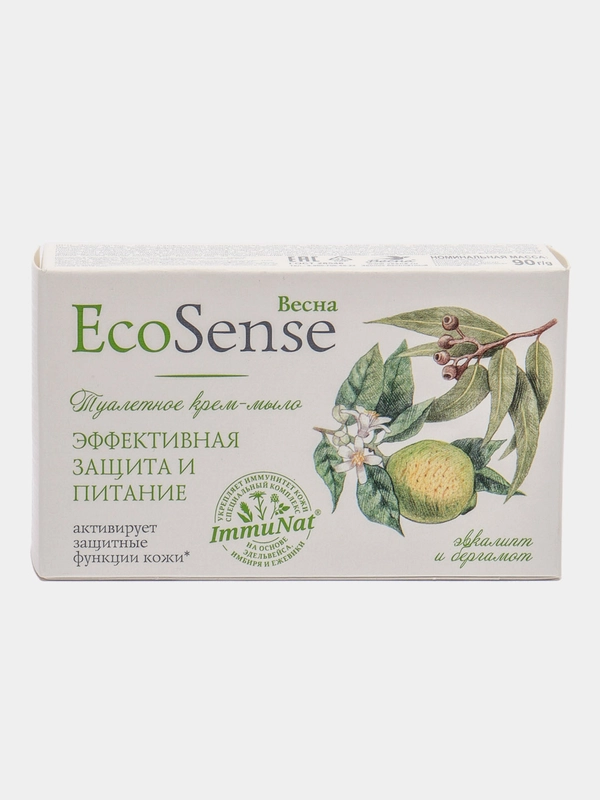 Крем-мыло твердое Ecosense, 90 гр