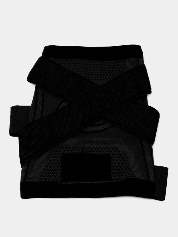 Эластичный суппорт колена MyBalance kneesupport, цвет графитовый
