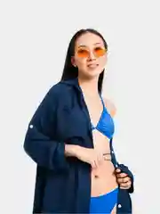 Рубашка пляжное платье женская туника