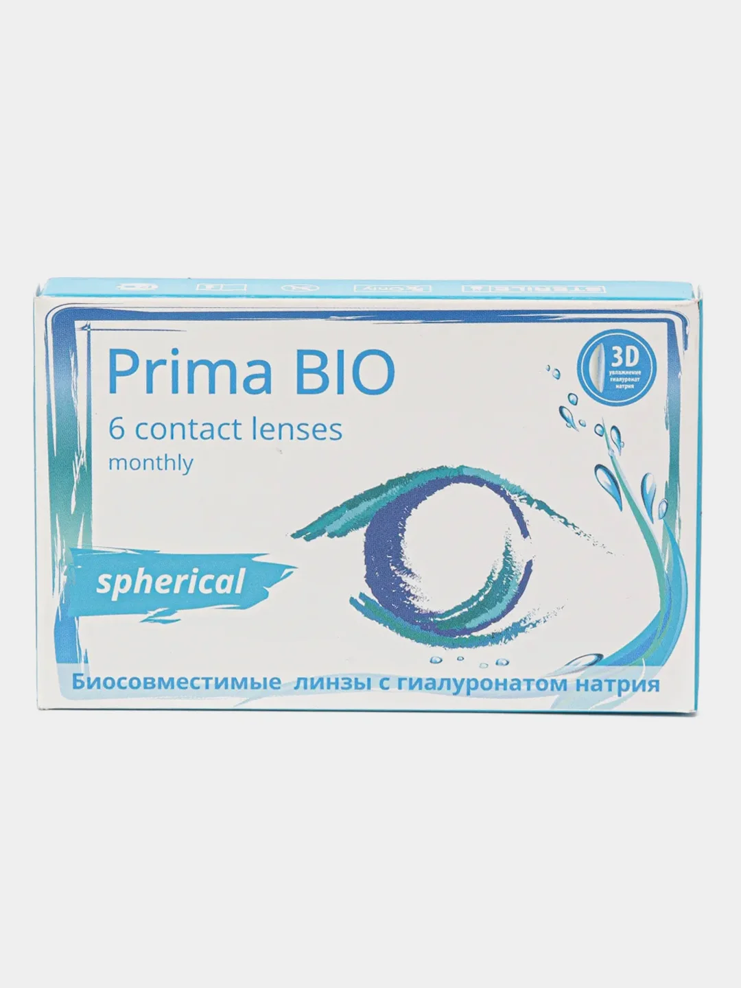 Мягкие контактные линзы OKVision Prima Bio 8,6 ,+2.75, -6.00 14.2, 8.6, 6 штук