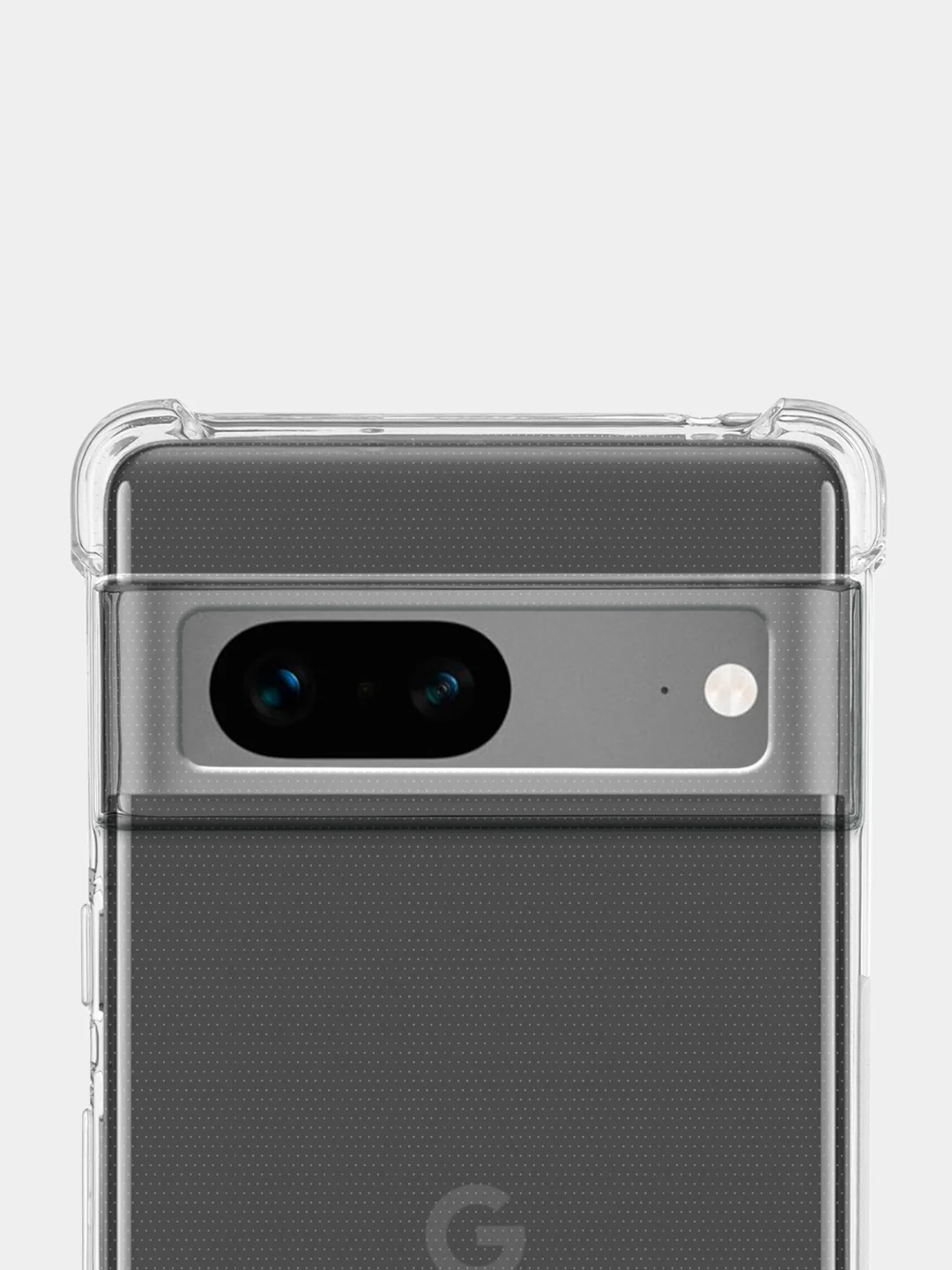 Прозрачный противоударный чехол для Google Pixel 7 силиконовый BROSCORP, защита камер, усиленные углы