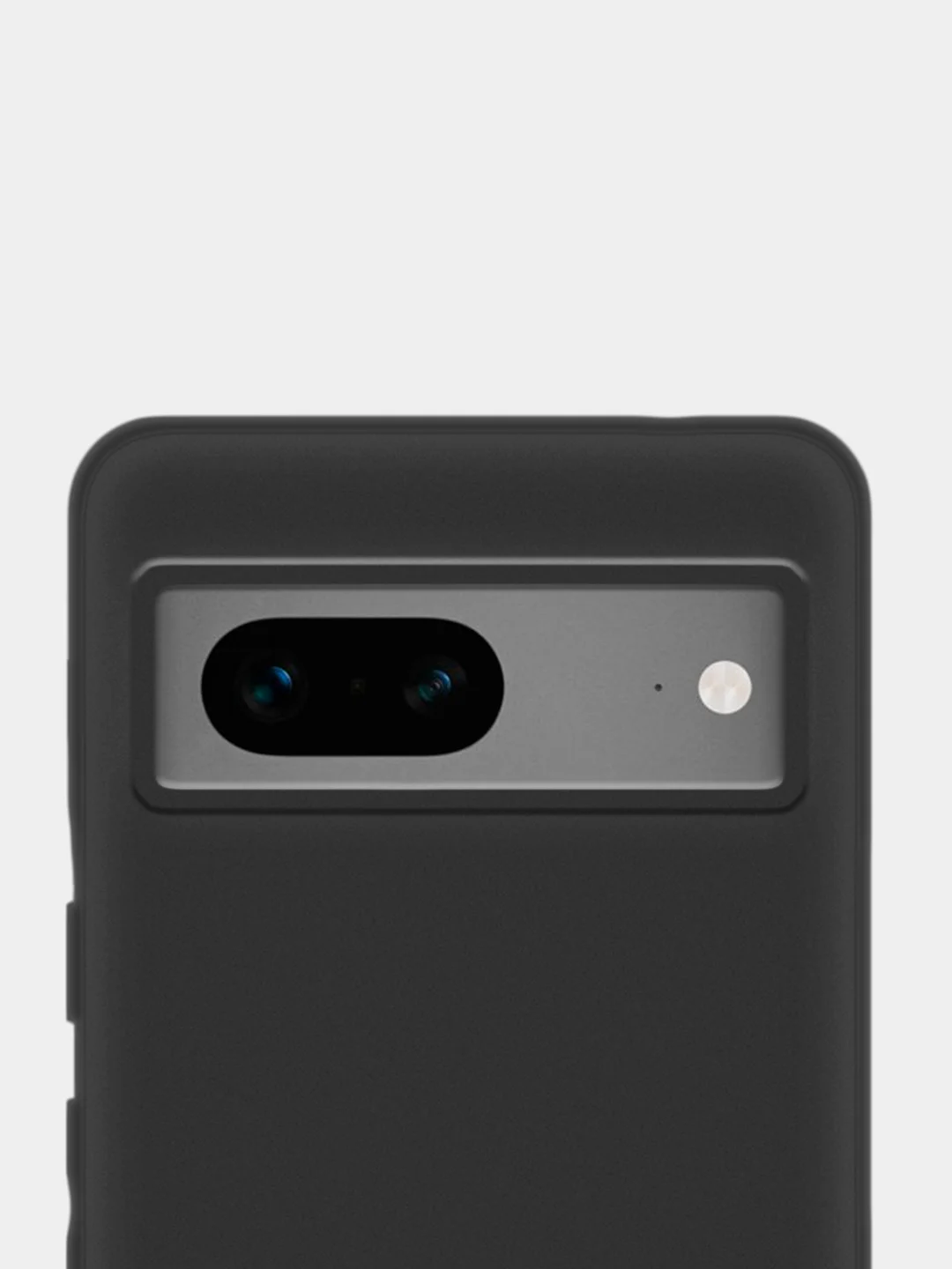 Синий чехол для Google Pixel 7 силиконовый BROSCORP матовый, тонкий, бортик-защита вокруг камер