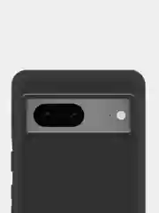 Синий чехол для Google Pixel 7 силиконовый BROSCORP матовый, тонкий, бортик-защита вокруг камер