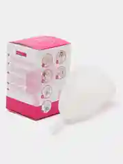 Белый менструальная чаша в коробке