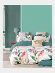 Лайм двухспальное постельное белье на резинке
