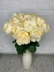 Белый искусственные цветы, пионы, букет, 18 голов