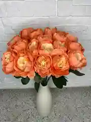Белый искусственные цветы, пионы, букет, 18 голов