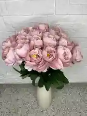 Белый искусственные цветы, пионы, букет, 18 голов