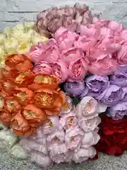 Белый искусственные цветы, пионы, букет, 18 голов