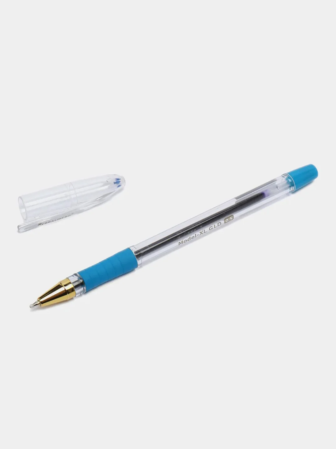 Ручка шариковая Brauberg Model-XL GLD, синяя, комплект 12 штук, 0,25 мм