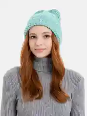 Мятный шапка женская без подклада Иветти